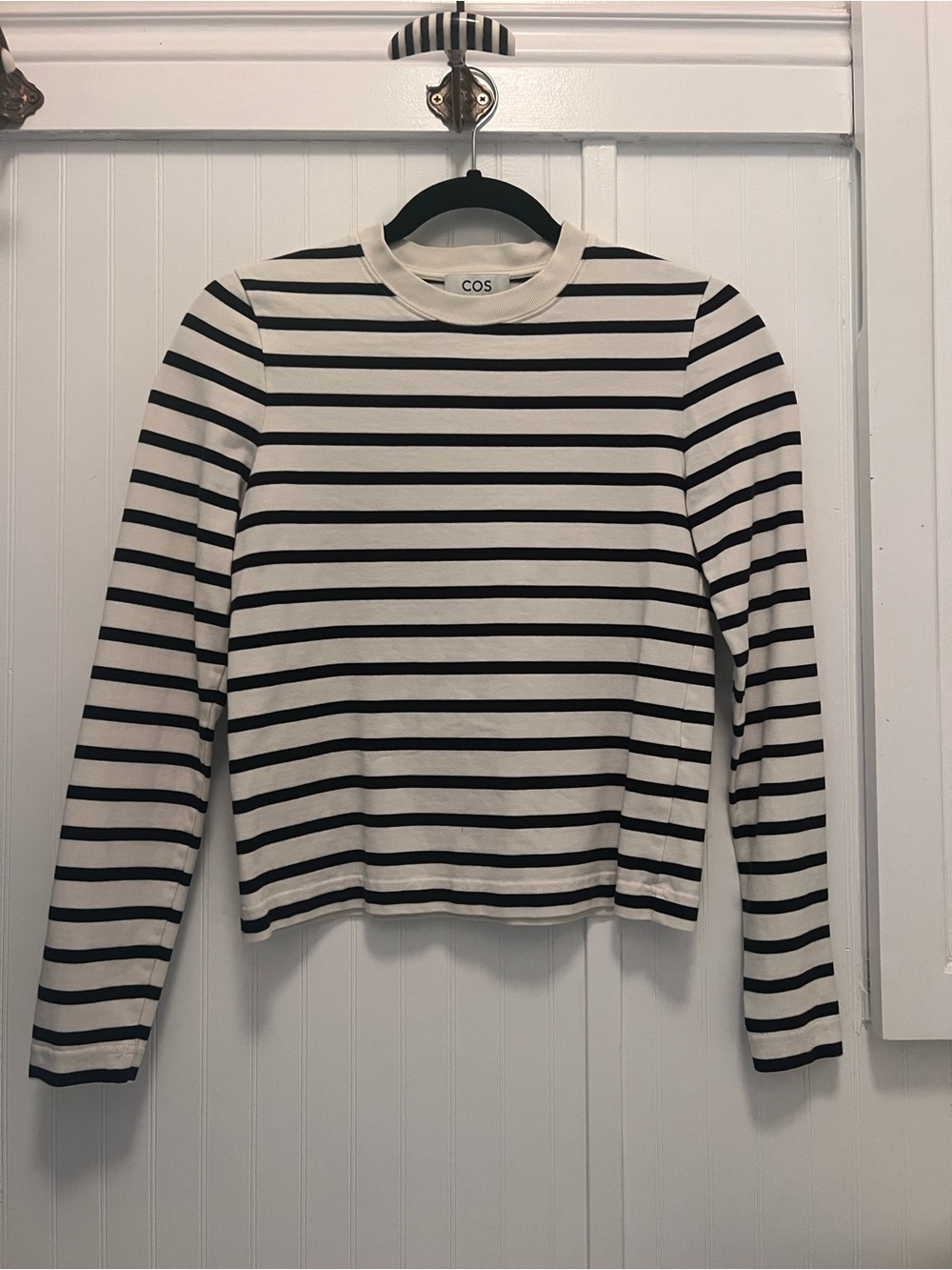COS Women’s Stripe Long Sleeve Tee Size XS